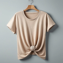 Knot Front T Shirt Exporter In Bangladesh Knot Front T Shirt Exporter In Bangladesh